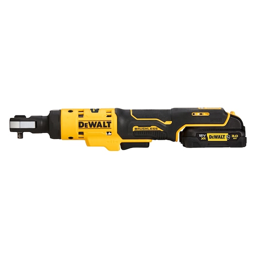 12V XR Brushless 1/4" Open Head Ratchet - 1 X 3Ah Automotive