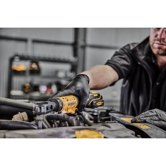 12V XR Brushless 1/4" Open Head Ratchet - 1 X 3Ah Automotive