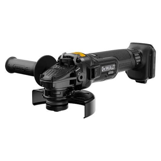 Render of  bare unit DEWALT x McLaren F1 Team 18V XR Special Edition Grinder