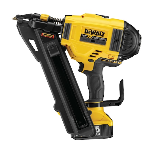 18V XR Brushless Metal Connector Nailer (2 x 2 Ah)