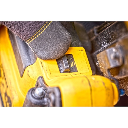 	Firing mode switch on a DCN930 18V XR Brushless framing nailer 