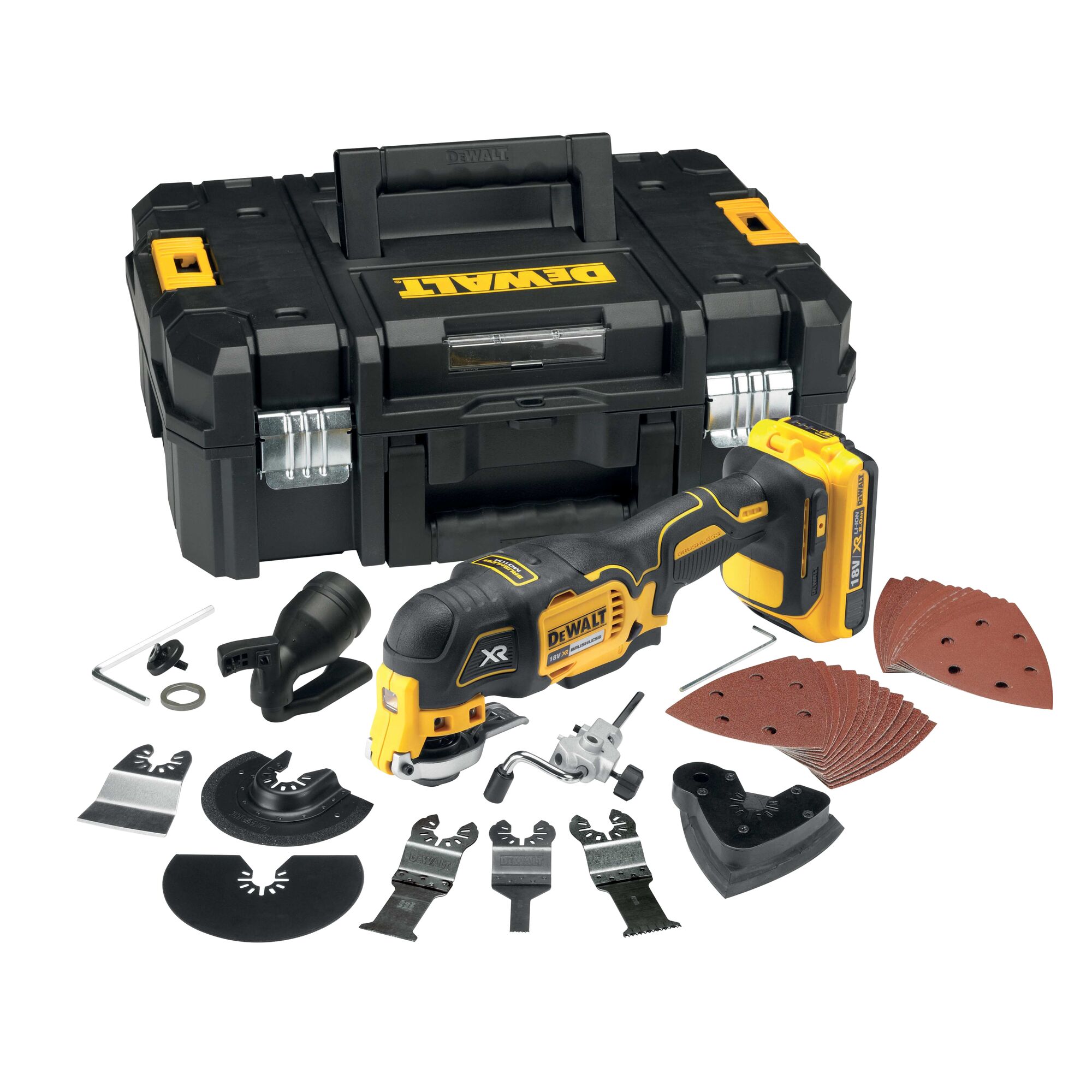18V XR Brushless Oscillating Multi Tool 2 X 2Ah DEWALT