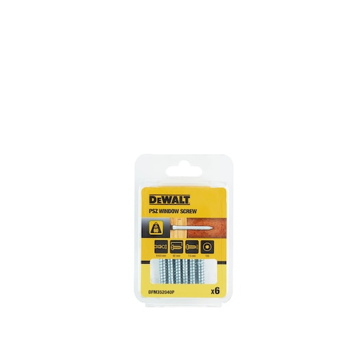 Window Screw for Wood Frames (6 x 6 x 92 mm)