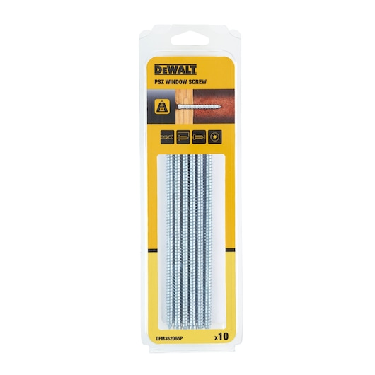Window Screw for Wood Frames (6 x 182 mm) (6 PK)