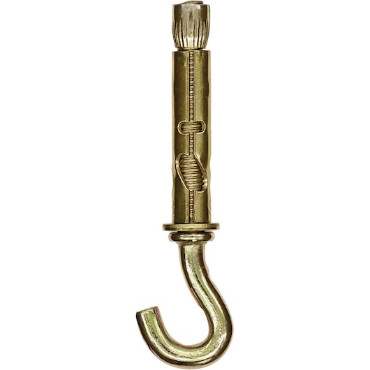 SLEEVE ANCHOR ZINC YELLOW HOOK BOLT (Ø8 x 45 HANG)