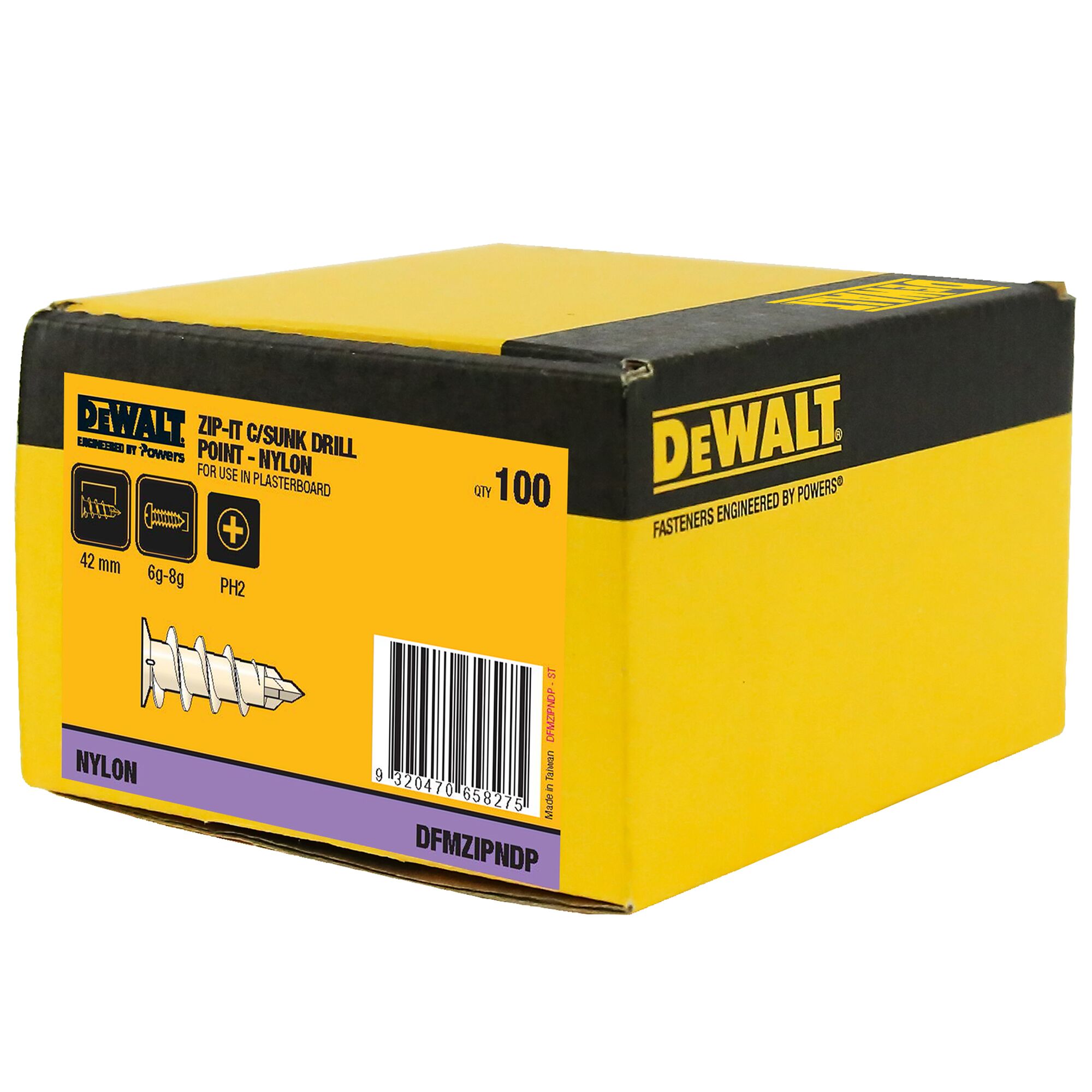 Zip-It Plasterboard Anchors | DEWALT