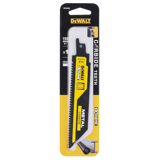 EXTREME CARBIDE Recip Blade - Metal 152mm 8TPI