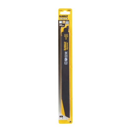 EXTREME 305mm 10 TPI (Gen purp) Bi-Metal Recip Blade (5 Pack)