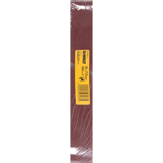 45mm x 715mm 100G Multi-Purpose Sanding Belt (3 Pack)