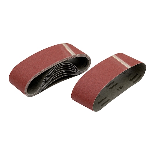 75mm x 533mm 120G Multi Purpose Sanding Belt 10 Pack