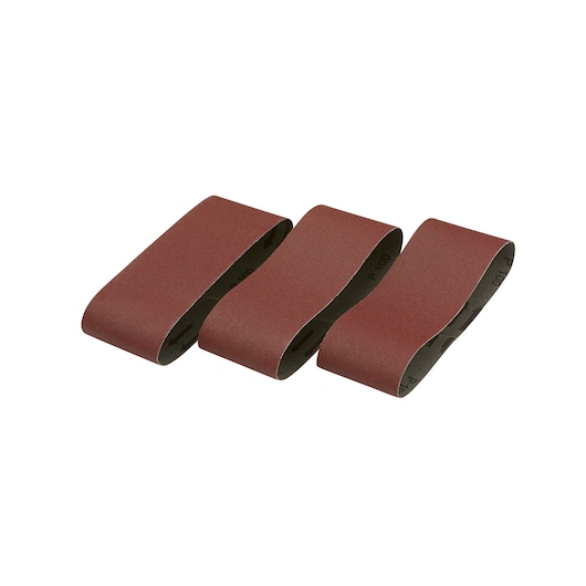 75mm x 457mm 60G Multi Purpose Sanding Belt 3 Pack