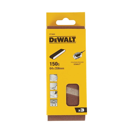 Multi-Purpose Sanding Belt - 150G - 64 mm x 356 mm