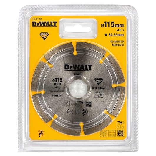 HIGH PERFORMANCE DIAMOND CUTTING DISC SEGMENTED UNIVERSAL 115MM X 22.23MM
