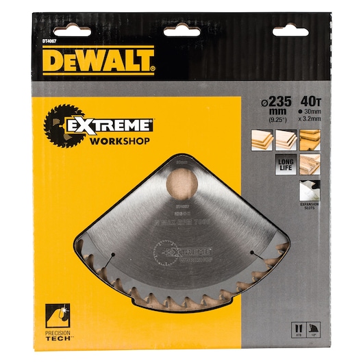 EXTREME WORKSHOP 235mm x 30mm 40T Circular Saw Blade