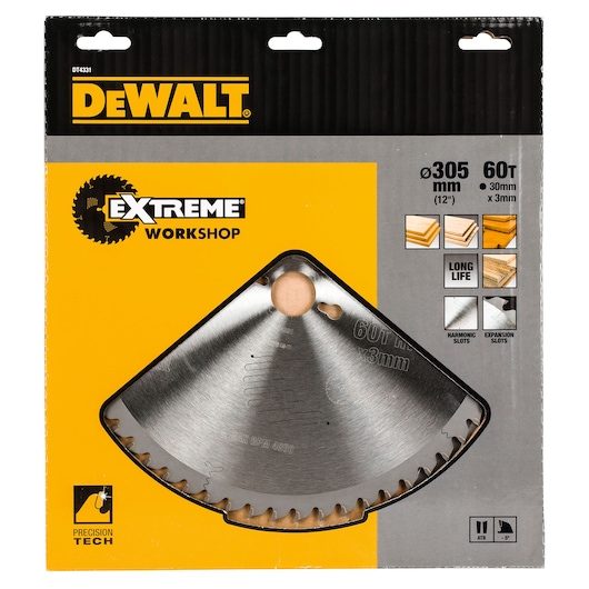 EXTREME WORKSHOP 305mm x 30mm 60T Circular Saw Blade