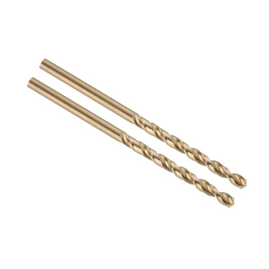 ELITE 3.5mm x 70mm HSS-E Cobalt Alloy Steel Metal Drill Bit (2 Pk)