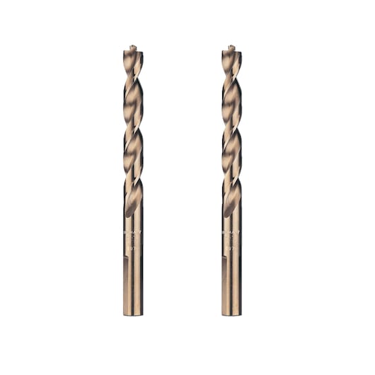 EXTREME 2.5mm HSS-G Gold Ferrous Metal Drill Bit (2 Pack)