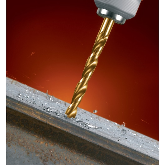 EXTREME 6.5mm HSS-G Gold Ferrous Metal Drill Bit (2 Pack)
