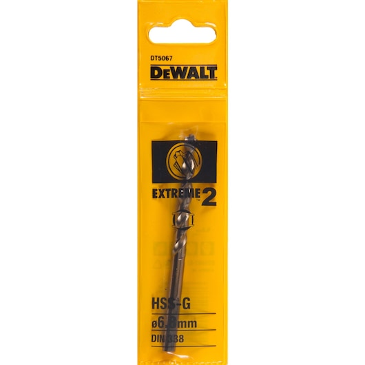 EXTREME 2 6.8mm HSS-G Gold Ferrous Metal Drill Bit