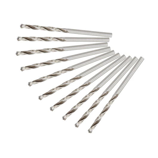 3mm HSS-G Metal Drill Bit 10 Pack