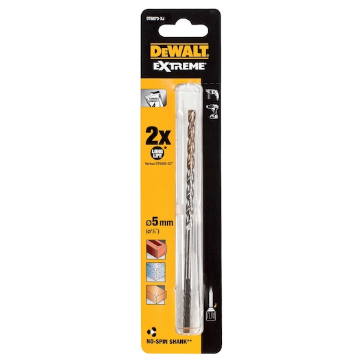 5mm EXTREME No Slip Shank Masonry Drill Bit