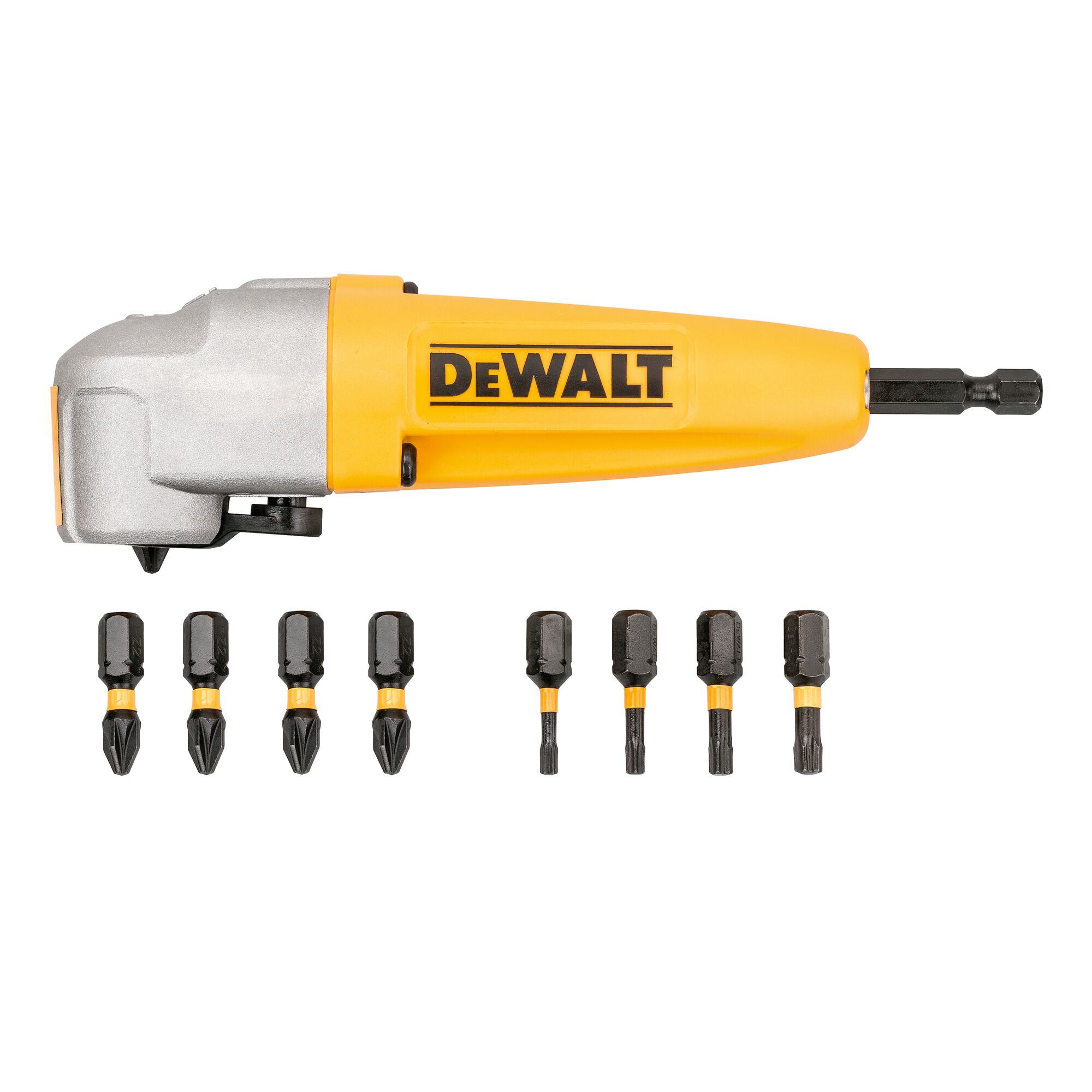 Dewalt 28pc bit set sales with right angle attachment