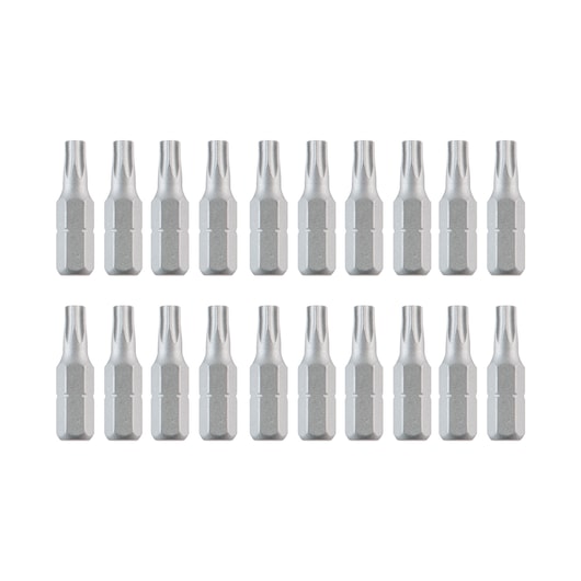 T25 Screwdriver Bit 25mm (20 Pcs)