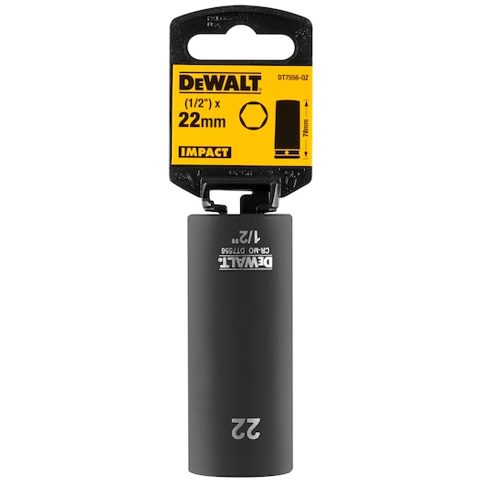 22mm 1/2"" Impact Socket (Deep)