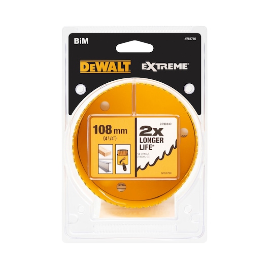 Extreme Bi-Metal Hole Saw 108mm