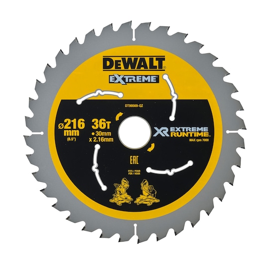 EXTREME Runtime Circular Saw Blade 216mm Bore 30mm 36T