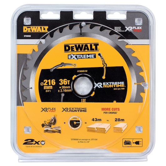 EXTREME Runtime Circular Saw Blade 216mm Bore 30mm 36T