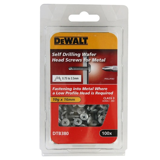 METAL SELF DRILLING CLASS 3 WAFER HEAD Ø10 x 16 HANG
