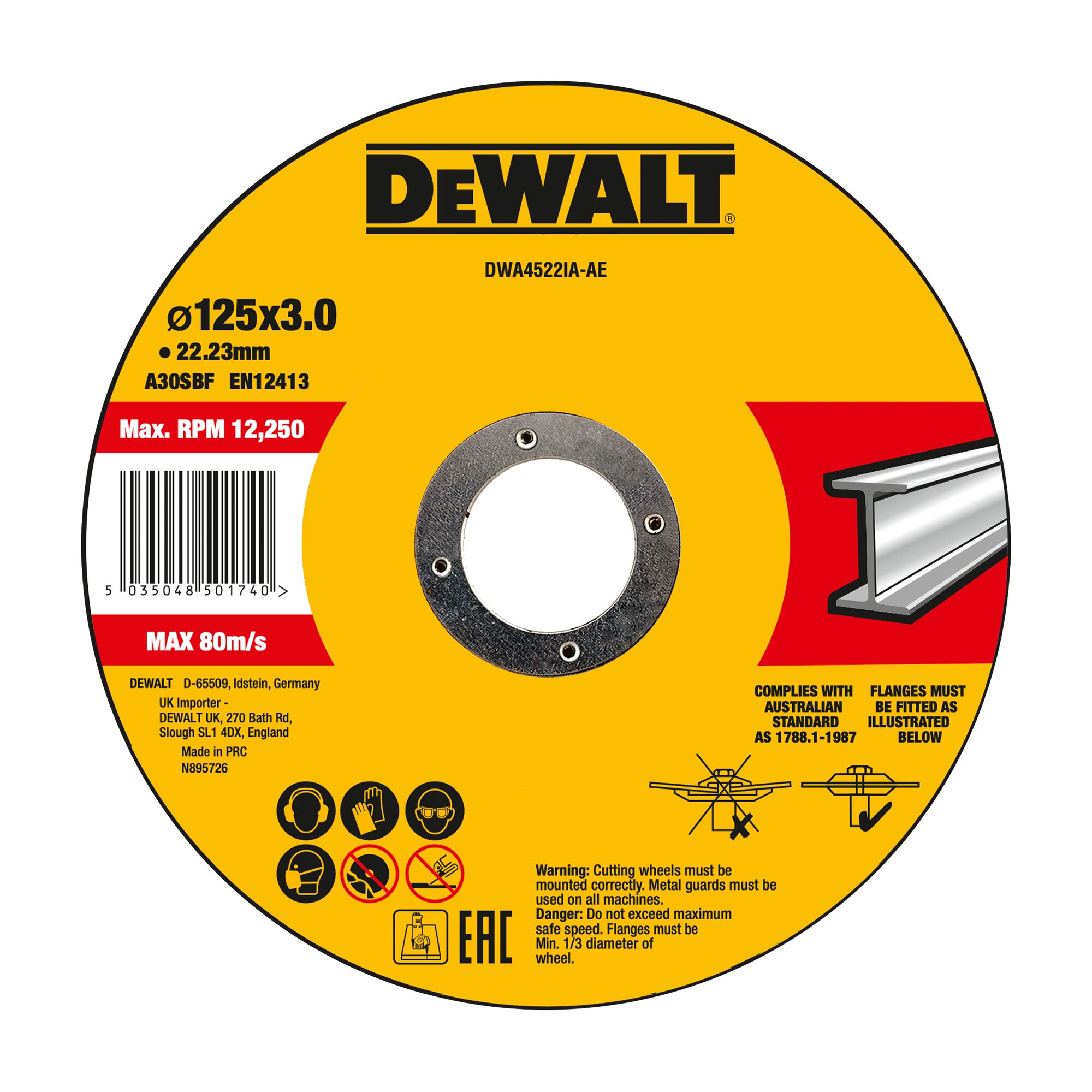Dewalt on sale cutting discs