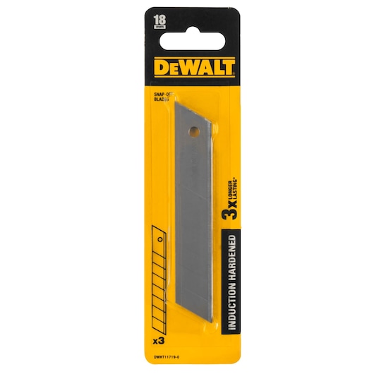18mm Snap-off Induction Hardened Blade - 3 Pack
