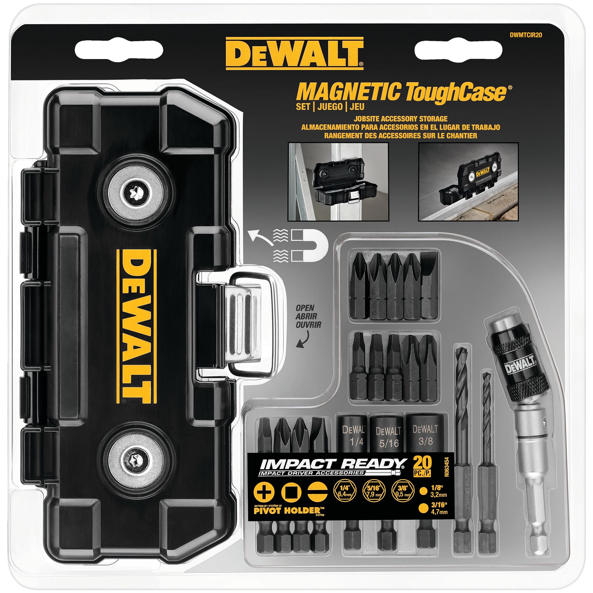 20-Pc. IMPACT READY® Magnet ToughCase 