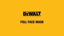 Video Dewalt Full Face Mask Respirator with P3 Filters Product Specification video