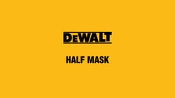 Video Dewalt Half Mask Respirator with P3 Filters Product Specification video
